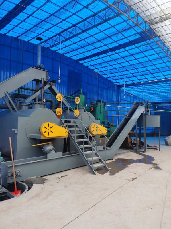 爐膛一體直燒鍋試機(jī)現(xiàn)場